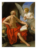 Angel Appearing to St. Jerome, C.1640 (Oil on Canvas) Giclee Print by Guido Reni