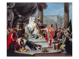 The Sacrifice of Polyxena, 1737 (Oil on Canvas) Giclée-tryk af Giovanni Battista Pittoni