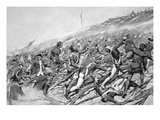 British Forces Attempt to Storm the French Fort of Ticonderoga in 1758 (Litho) Giclee Print by Frederic Remington