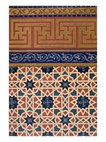 Pl 22 Architectural Decoration, Prob Mosaic Work, Inc Border, 19th Century (Folio) Giclee Print by  N. Simakoff