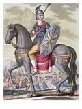 Roman Cavalryman of the State Army, Illustration from 'L'Antique Rome', Engraved by Labrousse Giclee Print by Jacques Grasset de Saint-Sauveur