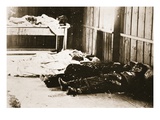 Mortuary from the Conflict, Anti-Semitic Uprising in Kishinyov, 1903 (Sepia Photo) Giclee Print by  Russian Photographer