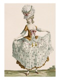 Ladies Style Evening Dress, Engraved by Voysard, Plate No.64 Giclee Print by Claude Louis Desrais