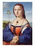 Portrait of Maddalena Doni, 1506 (Oil on Panel) (See also 177463) Reproduction procédé giclée par Raphael 
