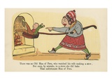 There Was an Old Man of Peru, Who Watched His Wife Making a Stew Giclee Print by Edward Lear