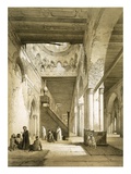Interior of the Maqsourah in the 9th Century Mosque of Ahmed Ibn-Touloun, Cairo (Litho) Giclee Print by Philibert Joseph Girault de Prangey