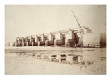 Sluices at Weston, Largest in the World (Sepia Photo) Giclee Print by Thomas Birtles