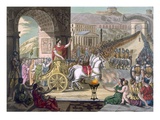 A Roman Triumph, Illustration from 'L'Antique Rome', Engraved by Labrousse, Published 1796 Giclee Print by Jacques Grasset de Saint-Sauveur