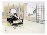 Party Time (Colour Woodblock Print) Giclee Print by  Japanese