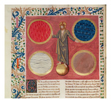 Christ Surrounded by the Four Elements (Vellum) Giclee Print by  French