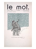 Front Cover of 'Le Mot' Magazine, March 1915 (Colour Litho) Giclee Print by Paul Iribe