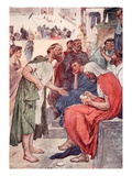 Aristides and the Citizen, Illustration from 'Plutarch's Lives for Boys and Girls' Giclee Print by William Rainey