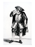 The Costume of Arnolphe, from 'The School for Wives' by Moliere (Engraving) Giclee Print by  French