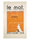 Front Cover of 'Le Mot' Magazine, December 1914 (Colour Litho) Giclee Print by Paul Iribe