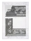 Interior Frieze and Cornice of the Temple of Aesculapius Giclee Print by Robert Adam