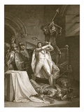Death of Richard Ii, Engraved by A. Smith Giclee Print by Francis Wheatley