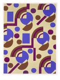 Design from 'Nouvelles Compositions Decoratives', Late 1920S (Pochoir Print) Giclee Print by Serge Gladky