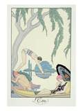 Water, 1925 (Pochoir Print) Giclee Print by Georges Barbier