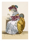 Lady Sitting Waiting for a Friend, Engraved by Dupin, Plate No.191 Lámina giclée por Francois Louis Joseph Watteau Lady Sitting Waiting for a Friend, Engraved by Dupin, Plate No.191 Lámina giclée por Francois Louis Joseph Watteau