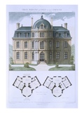 Design from 'Town and Country Houses Based on the Modern Houses of Paris', C.1864 (Colour Litho) Giclee Print by  Leblanc