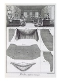 A Fashion Shop, from the 'Encyclopedie Des Sciences Et Metiers' by Denis Diderot (1713-84) Giclee Print by  French