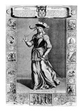 Joan of Arc, 1655 (Engraving) Giclee Print by  French