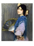 Mercedes, 1909 (Oil on Canvas) Giclee Print by Francis Luis Mora