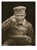 Well Fed Prisoner, Illustration from 'German Prisoners in Great Britain' (Photogravure) Giclee Print by  English Photographer