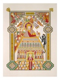 Temptation of Christ, from a Facsimile Copy of the Book of Kells, Published by Day and Son Giclee Print by  Irish Photographer