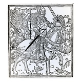 Joan of Arc, from 'La Mer Des Histoires', 1491 (Woodcut) Giclee Print by  French