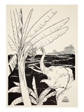 The Elephant's Child Going to Pull Bananas Off a Banana-Tree after He Had Got His Fine New Trunk Giclee Print by Joseph Rudyard Kipling