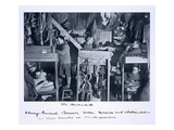 The Tenements, Winter Quarters, from 'scott's Last Expedition' (B/W Photo) Giclee Print by Herbert Ponting