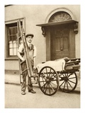 An Islington Window Cleaner, from 'Wonderful London', Published 1926-27 (Photogravure) Giclee Print by  English Photographer
