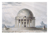 Design for a House for a Cosmopolite, 1783 Giclée-Druck von Antoine Laurent Thomas Vaudoyer