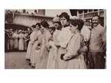 An Imperial Honour for French Workers: General Gilinski Decorating Women Giclee Print by  French Photographer