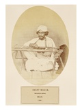 Scarf Maker, Mussulman, Delhi, from 'The People of India', by J. Forbes Watson, Published 1868 Giclee Print by  English Photographer