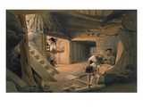 Mine of the Bastion Du Mat, Plate from 'The Seat of War in the East' Giclee Print by William 'Crimea' Simpson