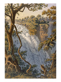 Victoria Falls: the Leaping Water (Colour Litho) Giclee Print by Thomas Baines