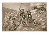 The Charge of the Inniskillings: the Battle of Pieter's Hill Reproduction procédé giclée par Lance Thackeray