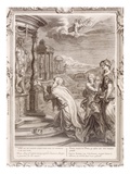 Oeneus, King of Calydon, Having Neglected Diana in a Sacrifice Is Punished for His Impiety, 1731 Giclee Print by Bernard Picart