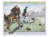 The First Day of Kolin, 18th June 1757 (Colour Litho) Giclee Print by Richard Knoetel