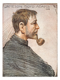 Portrait of Jameson Boyd Adams (1880-1962) from 'The Heart of the Antarctic' Giclee Print by George Marston