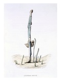 The Hasty Asparagus, from 'L'Empire Des Legumes, Memoires De Curcurbitus' Giclee Print by Amedee Varin