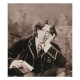 Portrait of Oscar Wilde (1854-1900), 1882 (B/W Photo) (Detail of 87436) Giclee Print by Napoleon Sarony