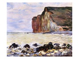 Les Petites Dalles, Pourville, 1881 (Oil on Canvas) Giclee Print by Claude Monet