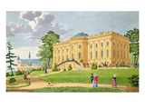 The Chateau of Montmorency, Near Paris, C.1815-20 (Colour Engraving) Giclee Print by  French