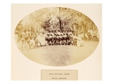 Cole National Dance, Chota Nagpoor, from 'The People of India', by J. Forbes Watson, Published 1868 Giclee Print by  English Photographer