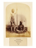 Oodassees, Sikh Devotees, Mendicants, Delhi, from 'The People of India', by J. Forbes Watson Giclee Print by  English Photographer
