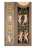 Fresco of Cupids from the Church of St. Ambroglio, Milan Giclee Print by Bernardino Luini