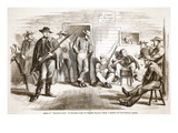 Some of "Wilson's Boys" in Wooden Camp at Staten Island, from a Sketch by Our Special Artist Giclee Print by  American